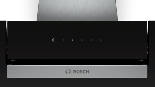Bosch Serie 2 DWK87EM60 cooker hood Wall-mounted Black 669 m/h B Tvaika nosūcējs