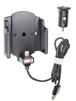 Brodit Active holder w. cig-plug  fits Apple iPhone 5/5C/5S/5SE 7320285215030