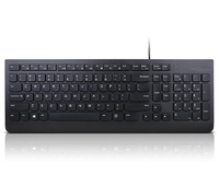 Lenovo Essential Wired Keyboard   Black - UK English 166  195713015431 klaviatūra