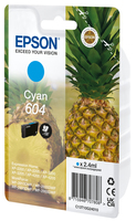 Epson 604 'Ananas' Tinte Single Pack Cyan mit RF/AM Tag kārtridžs