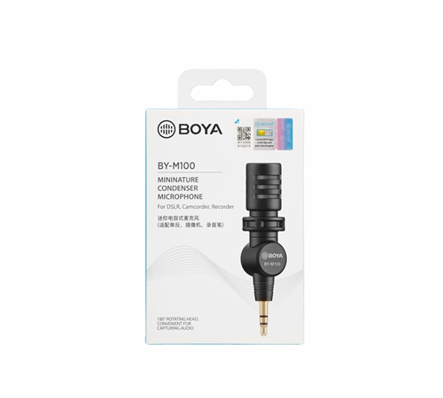 Boya plug and play microphone -for dslr, camcorder, recorder Mikrofons