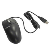 HP USB  optical mouse black DC172B two-button scroll wheel 5704327819585 Datora pele