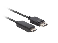 Cable DisplayPort (M) V1.1 -> HDMI (M) 5m black kabelis video, audio