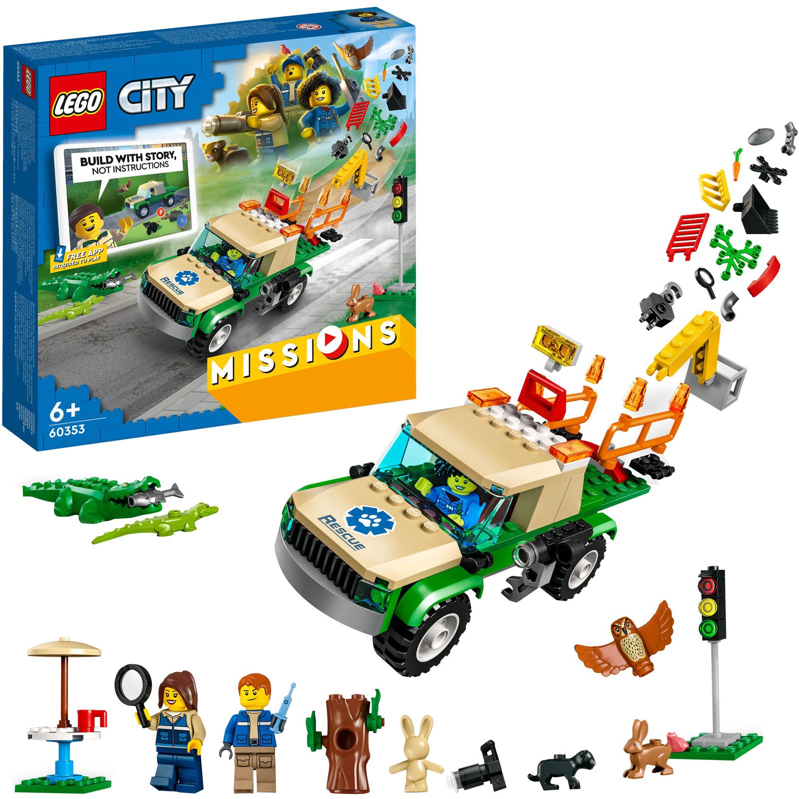 LEGO City 60353 Wildlife rescue missions LEGO konstruktors