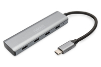 USB Hub Digitus USB 3.1 4-Port Aluminum USB centrmezgli