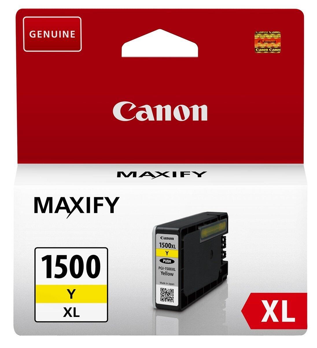 Ink Canon PGI1500XLY yellow MB2050/MB2350 kārtridžs