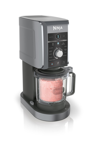 Ninja CREAMi Deluxe Ice cream shake maker 2.1 L 800 W Black, Grey 0622356283076 Saldējuma mašīna