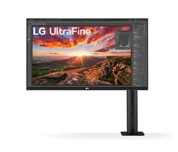 LG UltraFine 27UN880P-B Ergo Monitor 68,4cm (27 Zoll) (UHD, IPS, 5ms, HDMI, DisplayPort, USB-C, USB-Hub) monitors