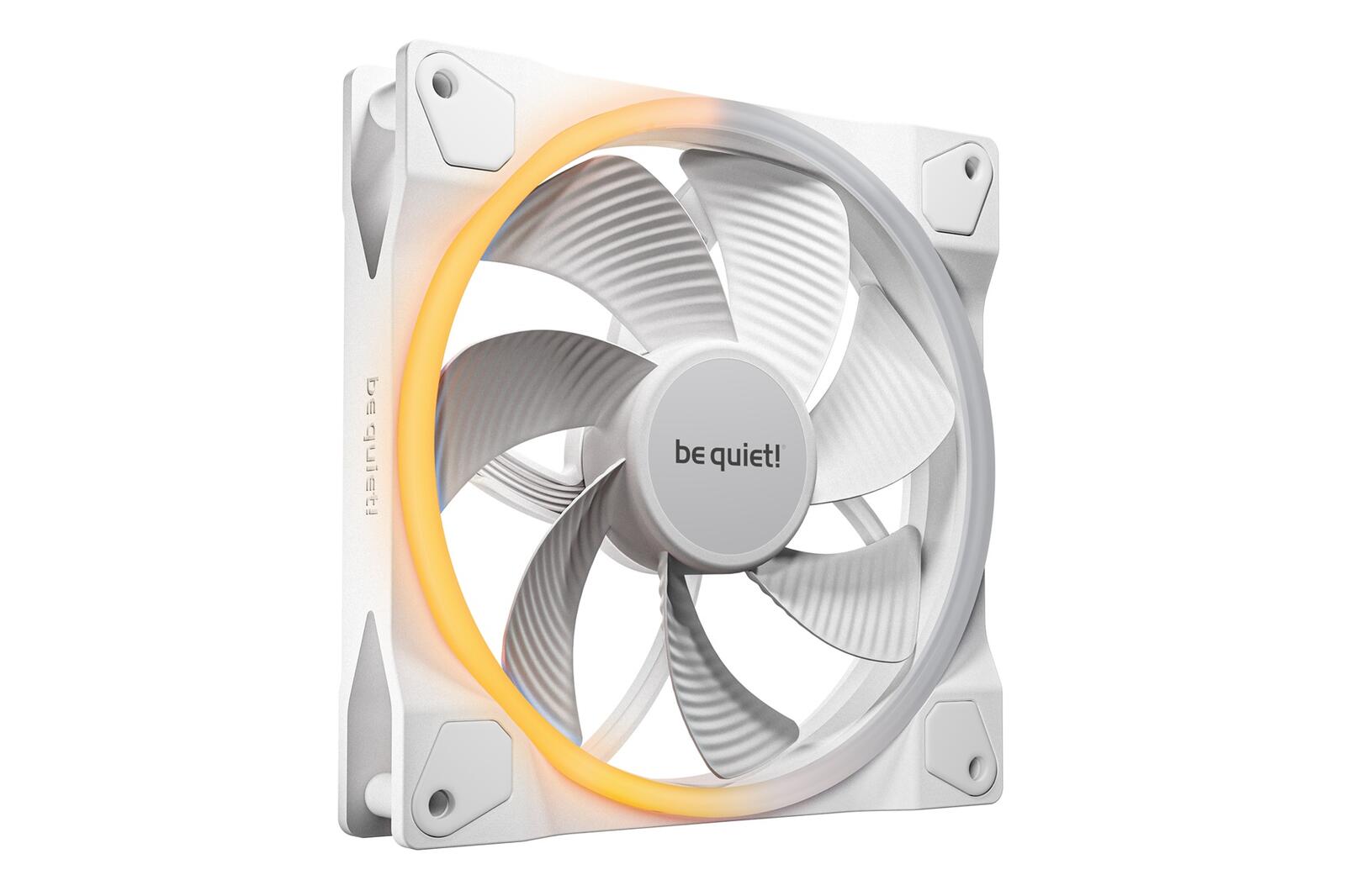 be quiet! LIGHT WINGS 140mm PWM Reverse, bialy ventilators