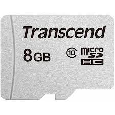 Transcend microSDHC 300S     8GB Class 10 atmiņas karte