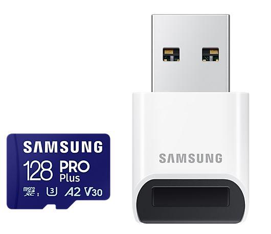 Samsung PRO Plus SDXC 128 GB U3 A2 V30 (MB-MD128SB/WW) atmiņas karte