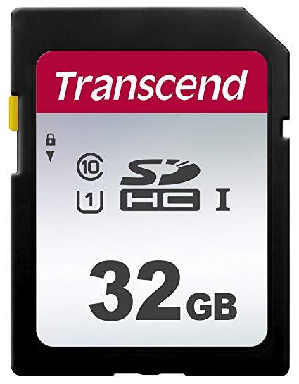 Transcend SDHC 300S         32GB Class 10 UHS-I U1 atmiņas karte