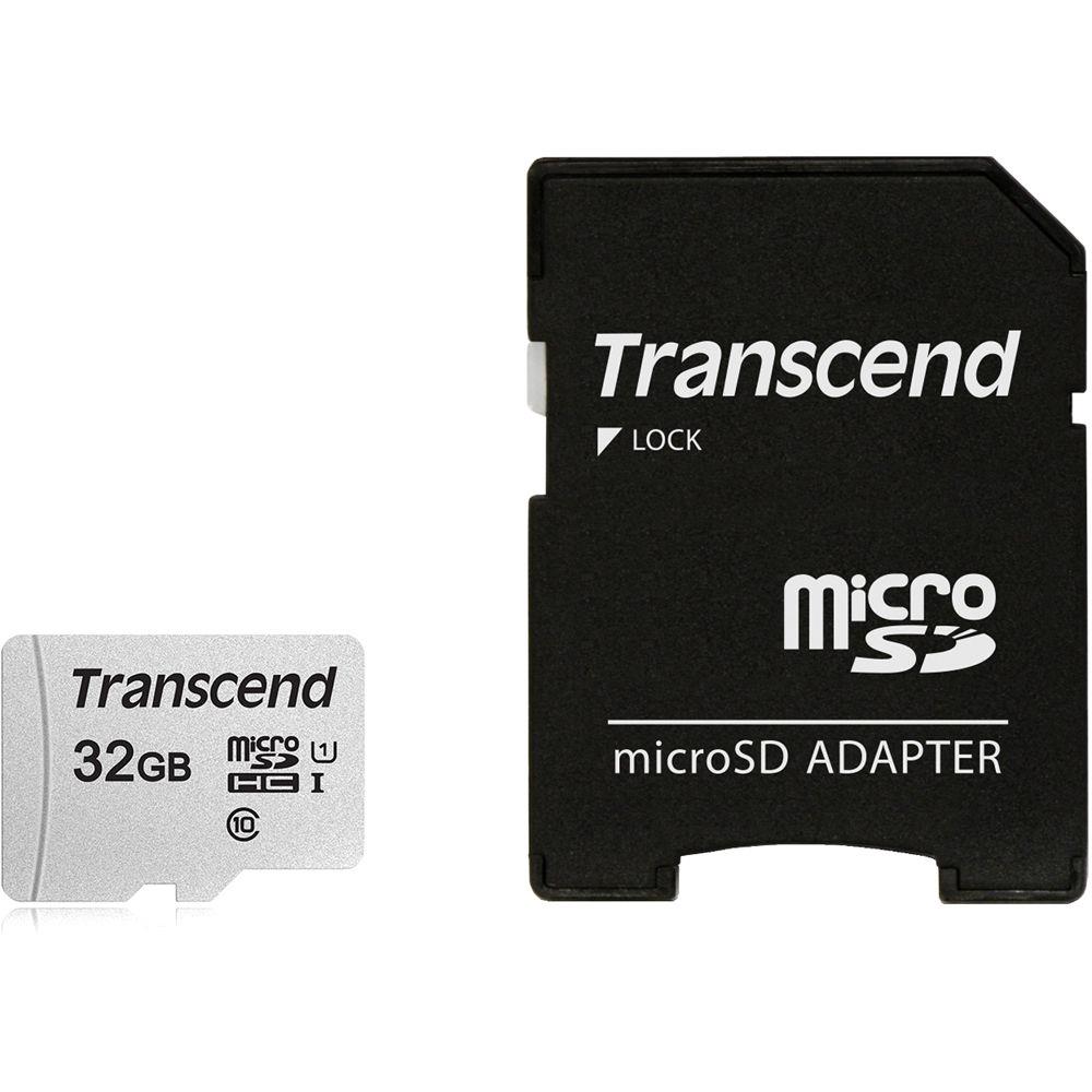 Transcend microSDHC USD300S 32GB CL10 UHS-I Up to 95MB/S atmiņas karte