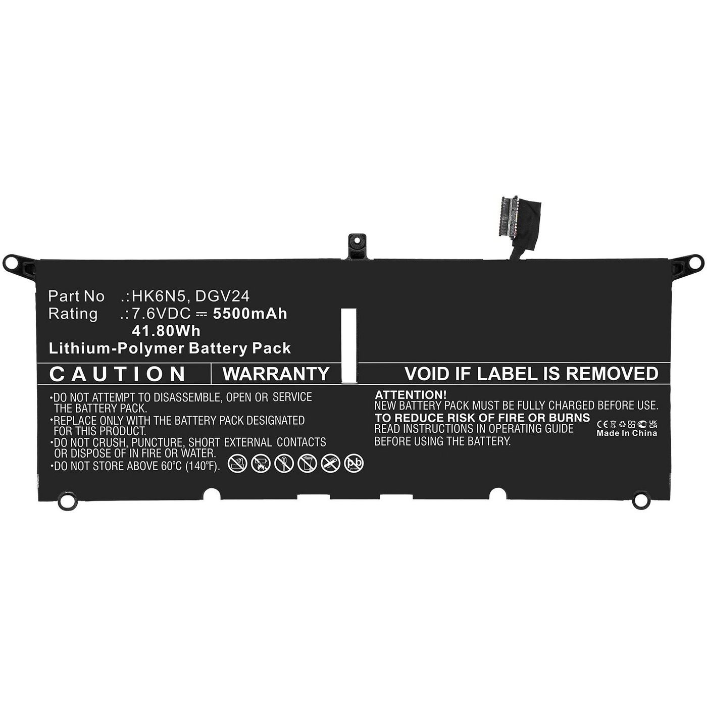 CoreParts Laptop Battery for Dell  5704174788072 akumulators, baterija portatīvajiem datoriem