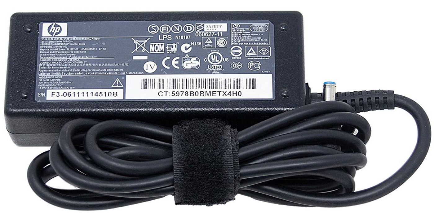 HP 65W Adptr Npfc Sb 4.5Ra 5706998564535 portatīvo datoru lādētājs