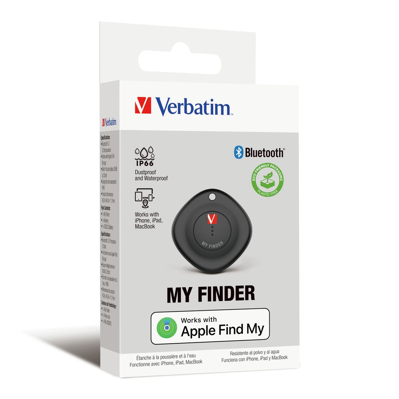 Verbatim My Finder Bluetooth Item Finder, black 32130 aksesuārs mobilajiem telefoniem