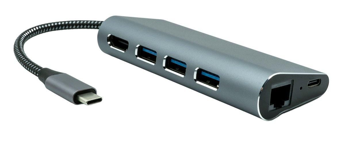 ProXtend USB-C 6in1 MultiHub 5714590026313 USB centrmezgli