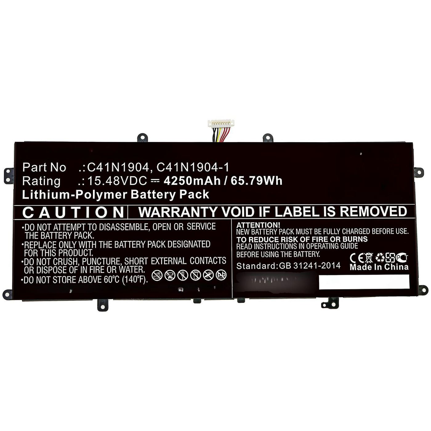 CoreParts Laptop Battery for Asus 49Wh  5704174628408 akumulators, baterija portatīvajiem datoriem