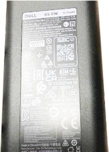 Dell AC Adapter, 65W, 19.5V, 3 5715063204412 portatīvo datoru lādētājs