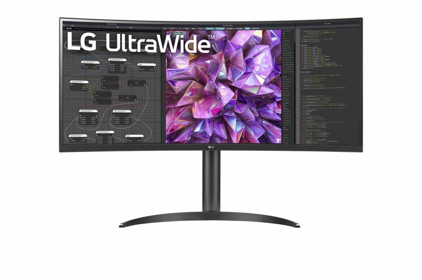 LG 34WQ75C-B skarm - LED baglys - 34.1 monitors