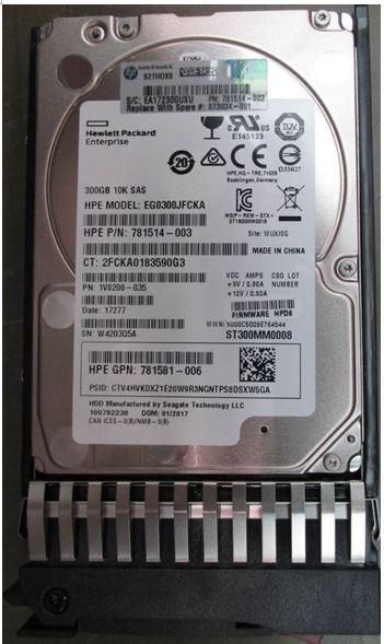 HDD 300GB 12G 10K SFF SAS ST 873034-001 (5704174325819)