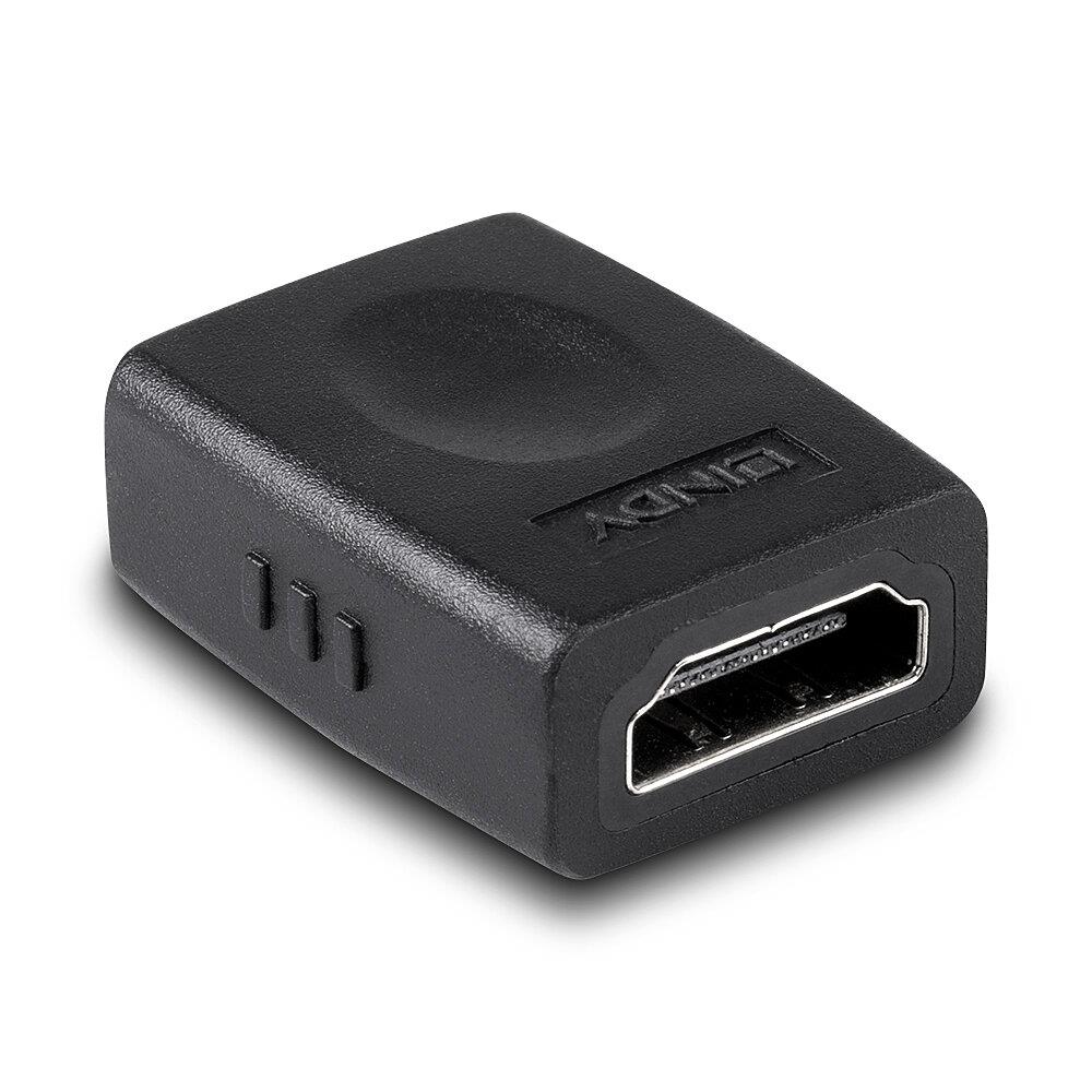 HDMI Doppelkupplung Premium Typ A  F/F  HDMI 19PO, vergoldet adapteris