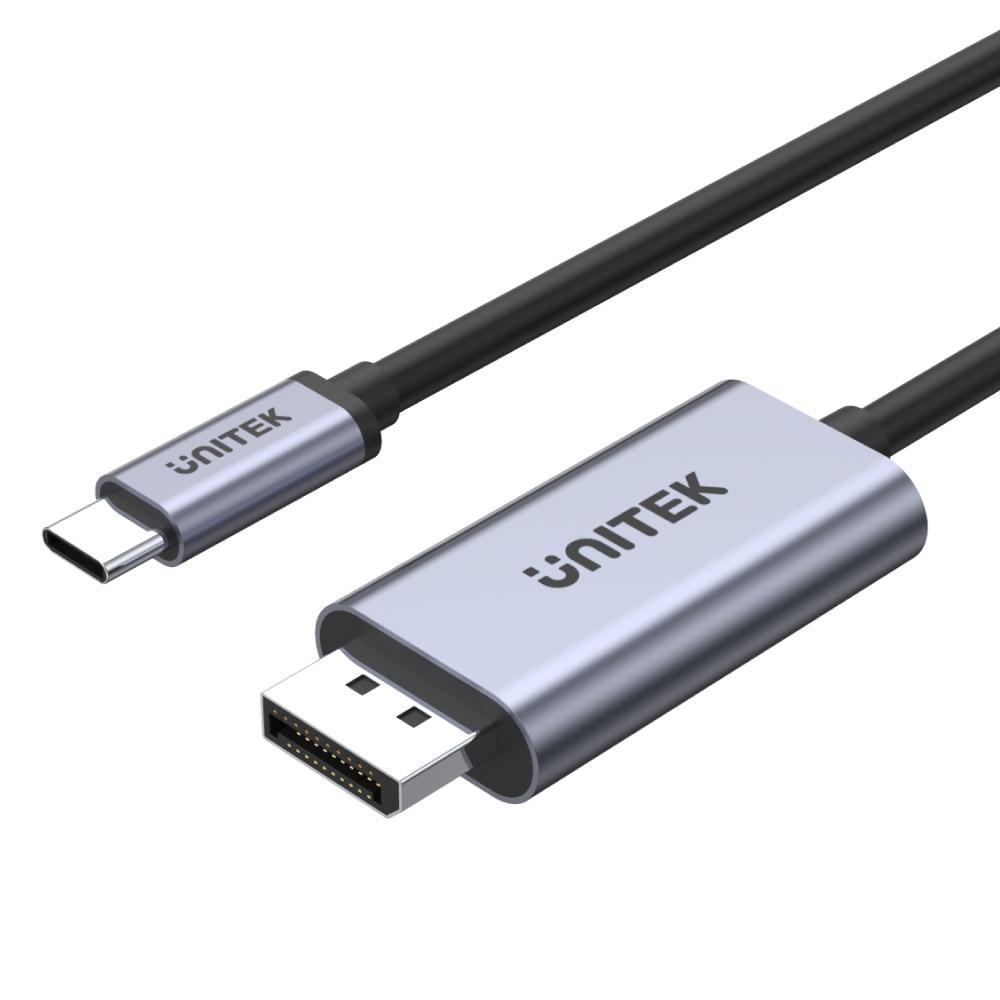 UNITEK V1409A cable gender changer USB-C DisplayPort Black, Grey adapteris