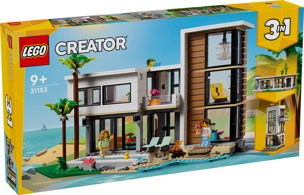 LEGO® Creator 3 v 1 Šiuolaikinis namas (31153) 31153 (5702017585086) LEGO konstruktors