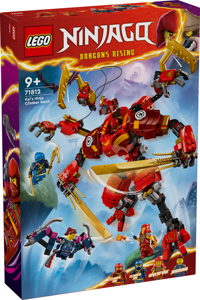 LEGO® NINJAGO Nindzės Kai laipiojantis robotas (71812) 71812 (5702017584560) LEGO konstruktors