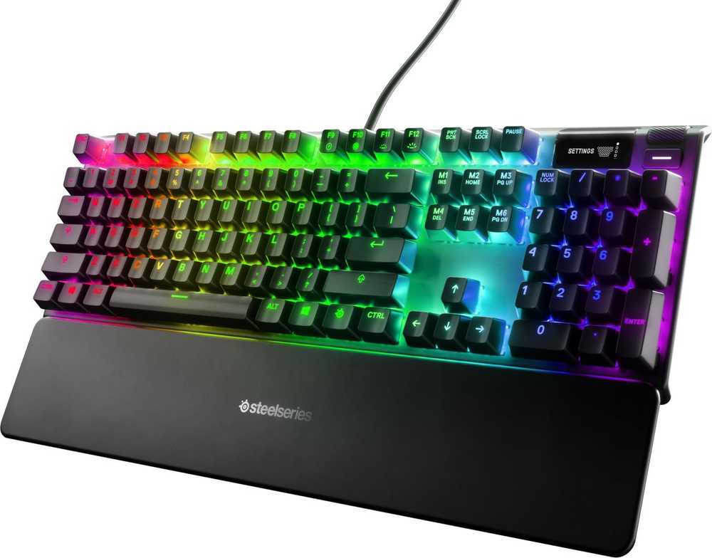 SteelSeries Apex Pro, Mechanical Gaming Keyboard, RGB LED light, US, Wired klaviatūra