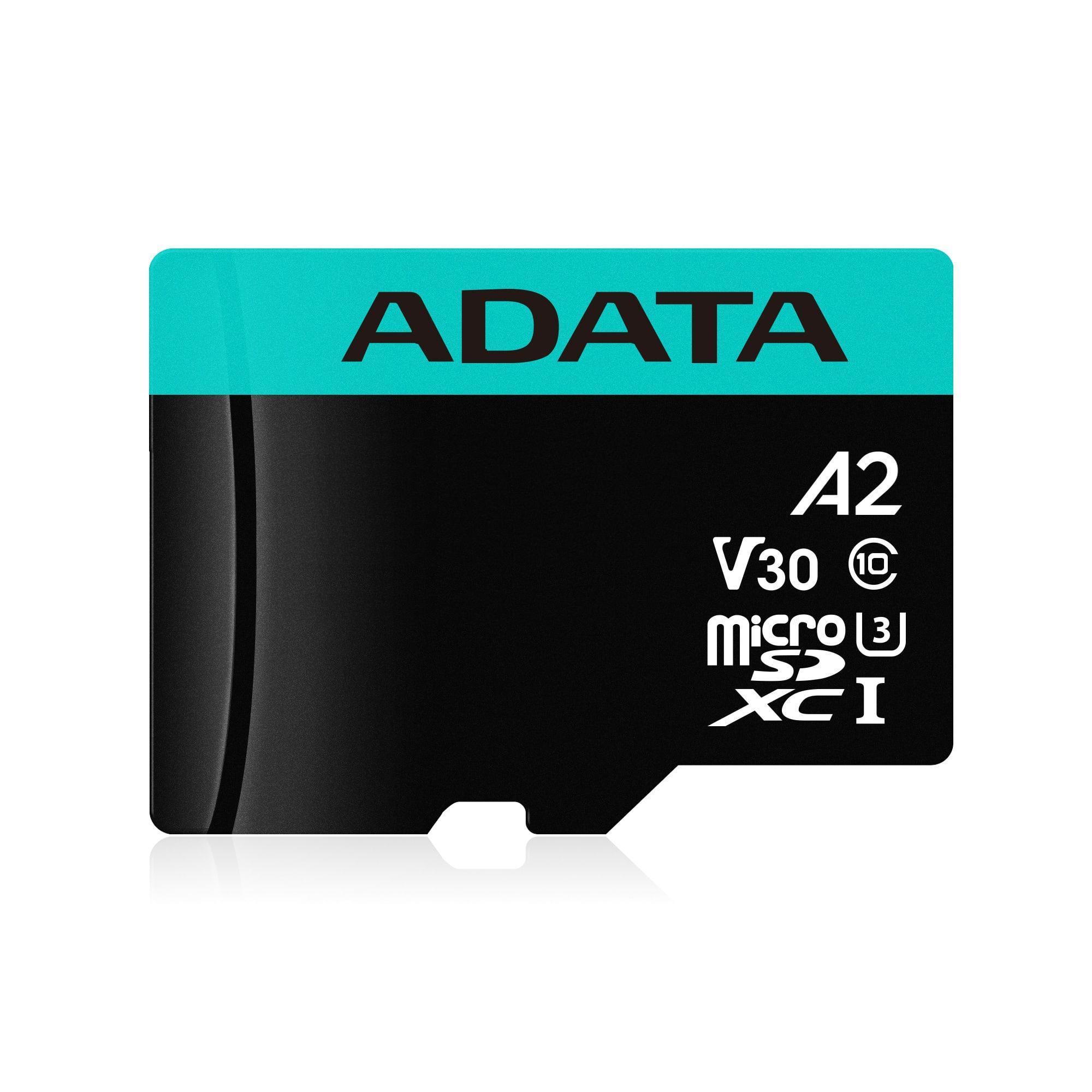 ADATA 128GB Premier Pro MICROSDXC, R/W up to 100/80 MB/s, with Adapter atmiņas karte