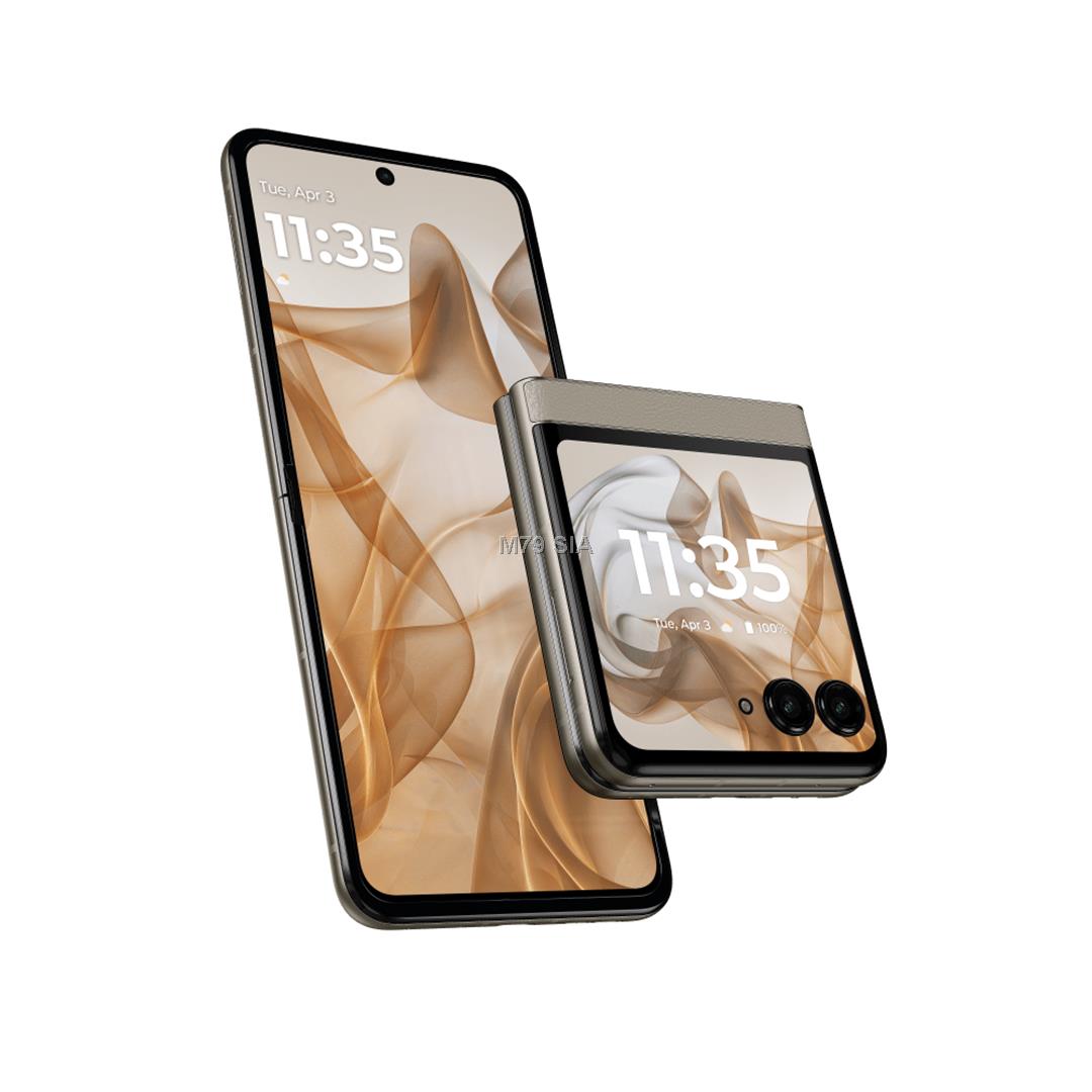 Motorola Razr 50 5G -puhelin, 256/8 Gt, Beach Sand 0840023261947 Mobilais Telefons