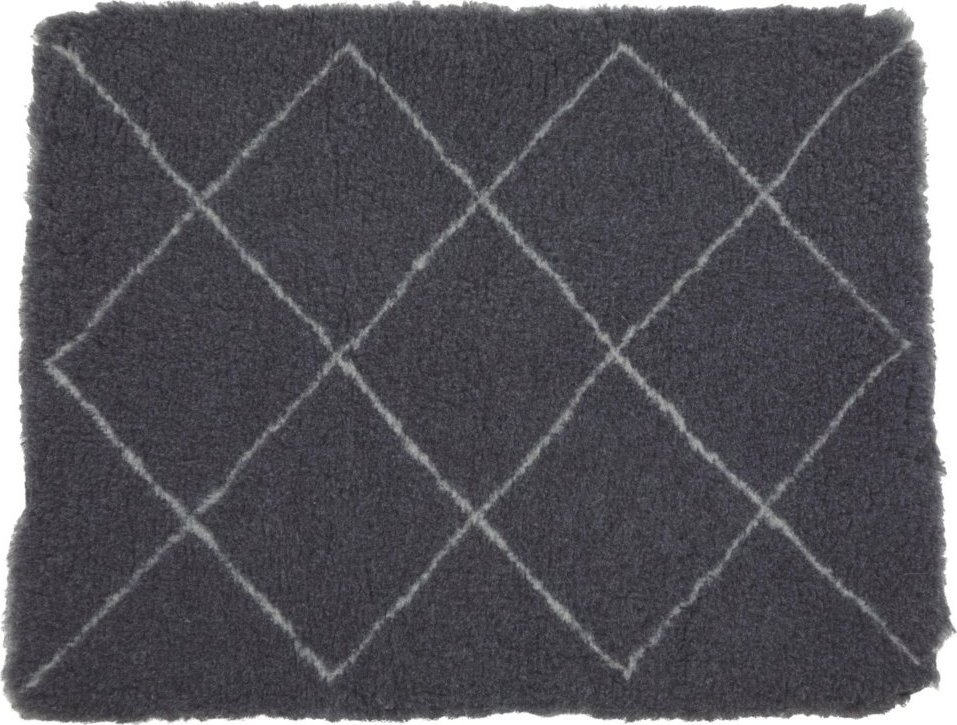 Zolux Poslanie izolujace dry bed z wzorem berberyjskim 75x95 cm kol. grafitowy 477022GRI (3336024770221)