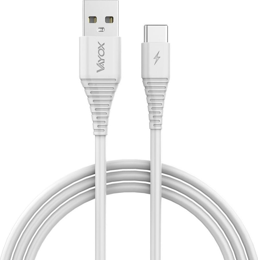 Kabel USB Vayox USB-A - USB-C 1 m Bialy (BX11031) BX11031 (5902689077579) USB kabelis