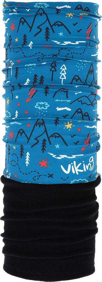 Viking Komin dla dzieci Viking 0258 Polartec Outside niebiesko-czarny 425-23-0258-15-UNI K12968 (5901115795278)
