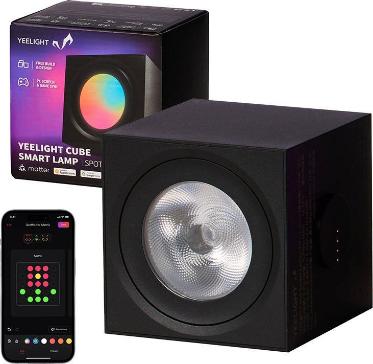 Yeelight Cube Smart Lamp Spot Expansion apgaismes ķermenis