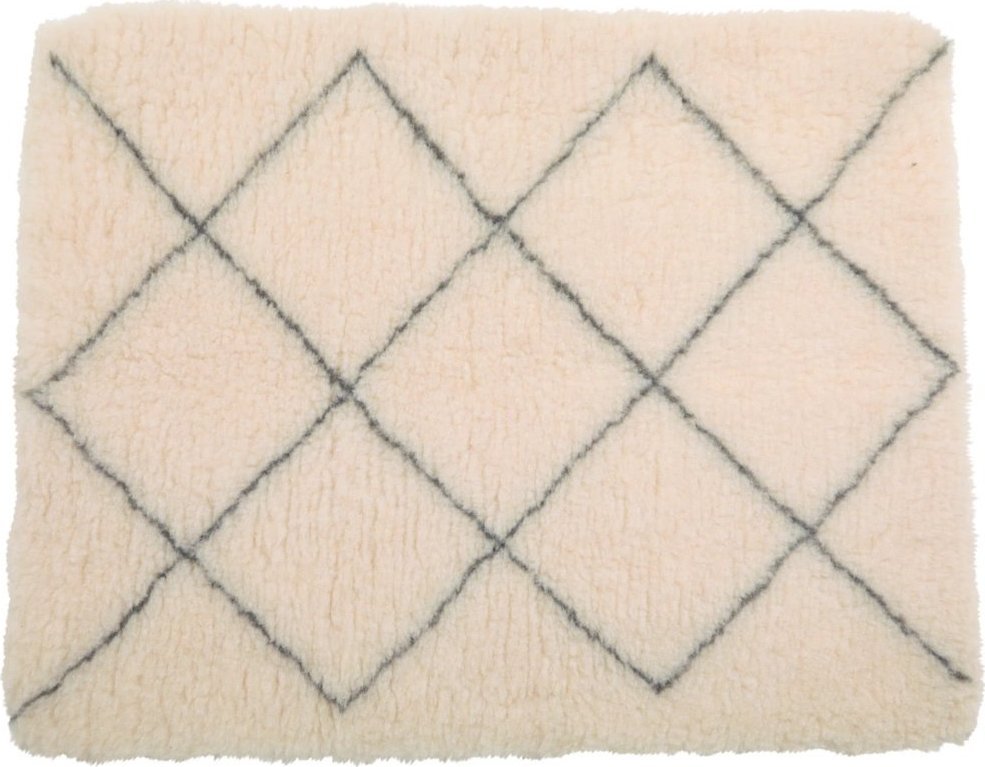 Zolux Poslanie izolujace dry bed z wzorem berberyjskim 75x95 cm kol. bezowy 477022BEI (3336020770225)