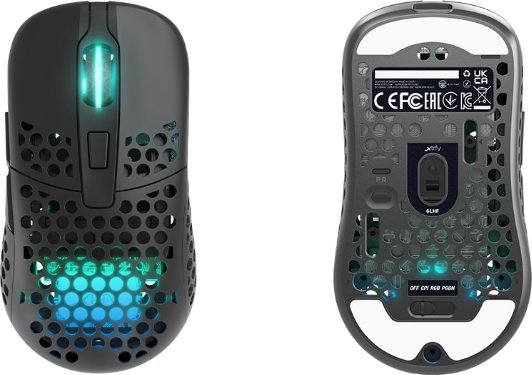 Cherry Xtrfy M42 Wireless Gaming Maus, RGB - schwarz Datora pele