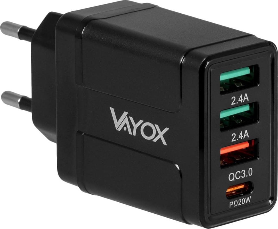 Ladowarka Vayox Ladowarka sieciowa USB Quick Charge 3.0 + PD 32W premium line VA0006 Vayox BX8769 (5902689076039) iekārtas lādētājs