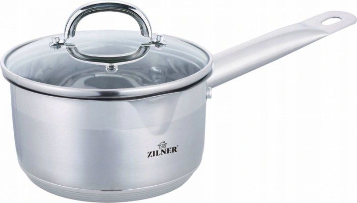 Zilner RONDEL STALOWY 1.0L / 14CM Z WYLEWKA ZILNER ZL-6112 ZL-6112 (5950346761125) Pannas un katli