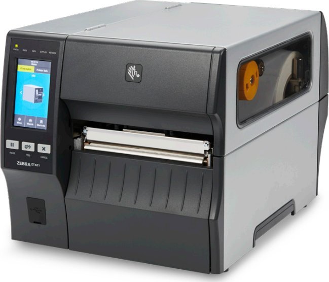 Zebra TT Printer ZT421 6, 300 dpi, Euro and UK Cord, Serial, uzlīmju printeris