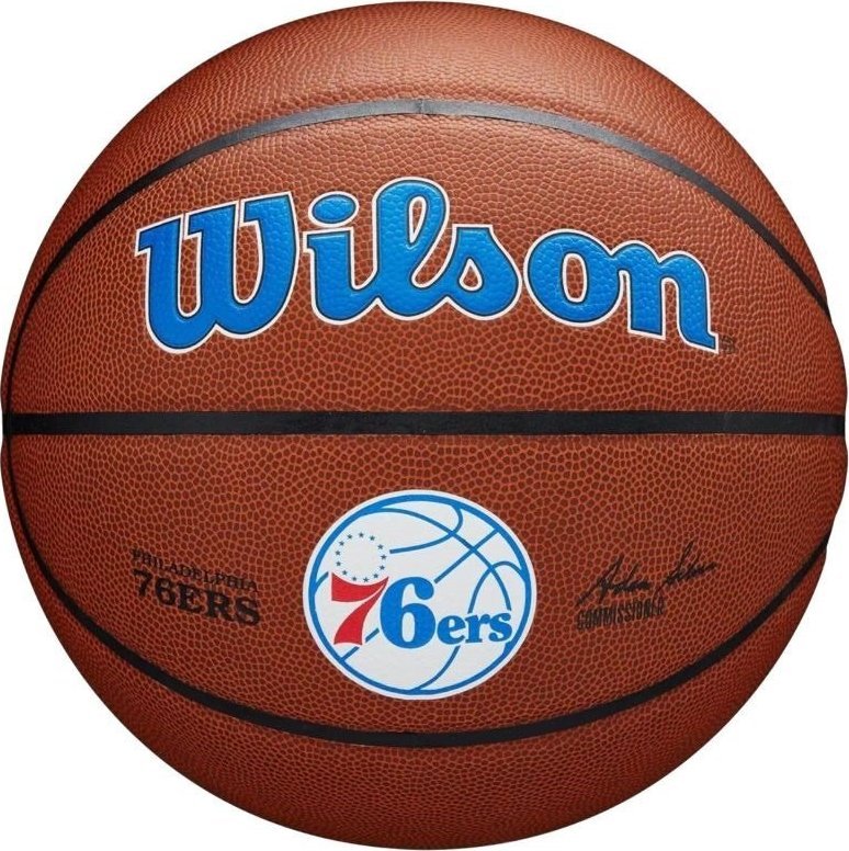 Wilson Wilson Team Alliance Philadelphia 76ers Ball WTB3100XBPHI Brazowe 7 WTB3100XBPHI (194979034392) bumba