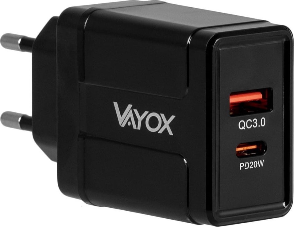 Ladowarka Vayox Ladowarka sieciowa USB Quick Charge USB + PD 38W premium line VA0007 Vayox BX8768 (5902689076046) iekārtas lādētājs