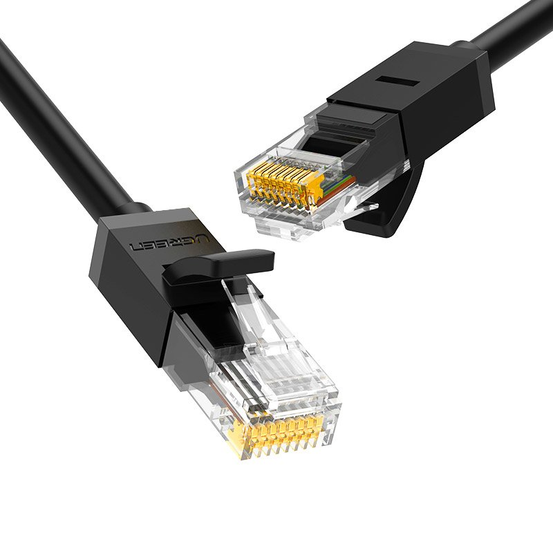 Ugreen Ethernet patchcord cable RJ45 Cat 6 UTP 1000Mbps 10m black (20164) 20164-ugreen (6957303821648)