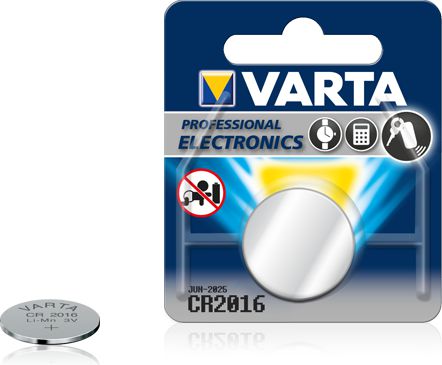 Varta Battery Electronics CR2016 80mAh 1 pc. Baterija