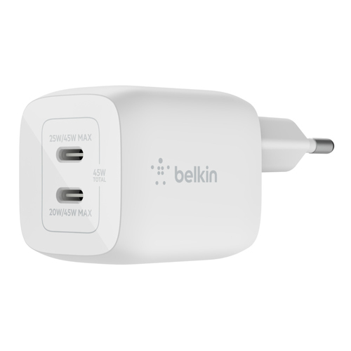 Dual USB-C GaN Wall Charger with PPS 45W iekārtas lādētājs