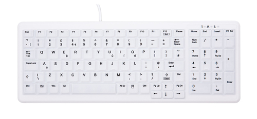 CHERRY CHERRY AK-C7000F-UVS-W/UK UK-ENGLISH klaviatūra