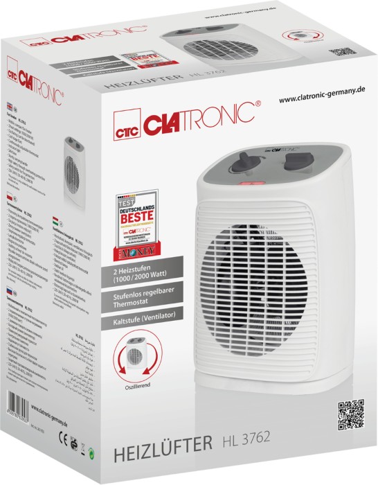 Clatronic HL 3762, fan heater Klimata iekārta