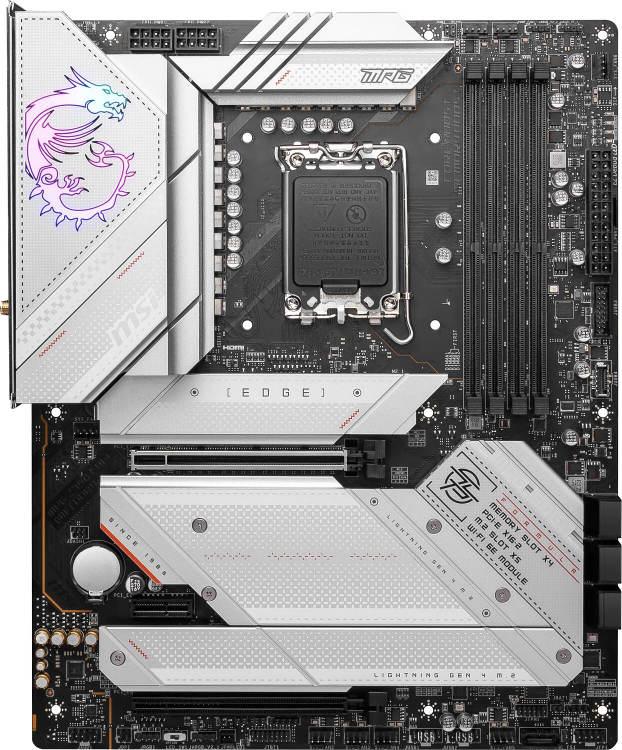 MSI MPG Z790 Edge WiFi DDR4, Intel Z790 Mainboard - Sockel LGA 1700, DDR4 pamatplate, mātesplate