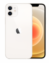 Apple                  iPhone 12 White, 6.1 ", XDR OLED, 2532 x 1170 pixels, , A14 Bionic, Internal RAM 4 GB, 64 GB, Single SIM, Nano-SIM Mobilais Telefons